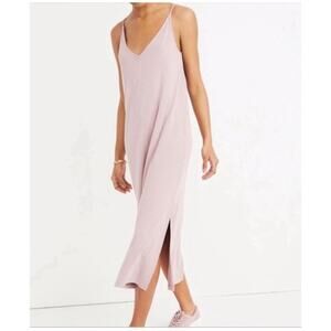 Madewell Sandwashed Midi Slip Dress Size Medium